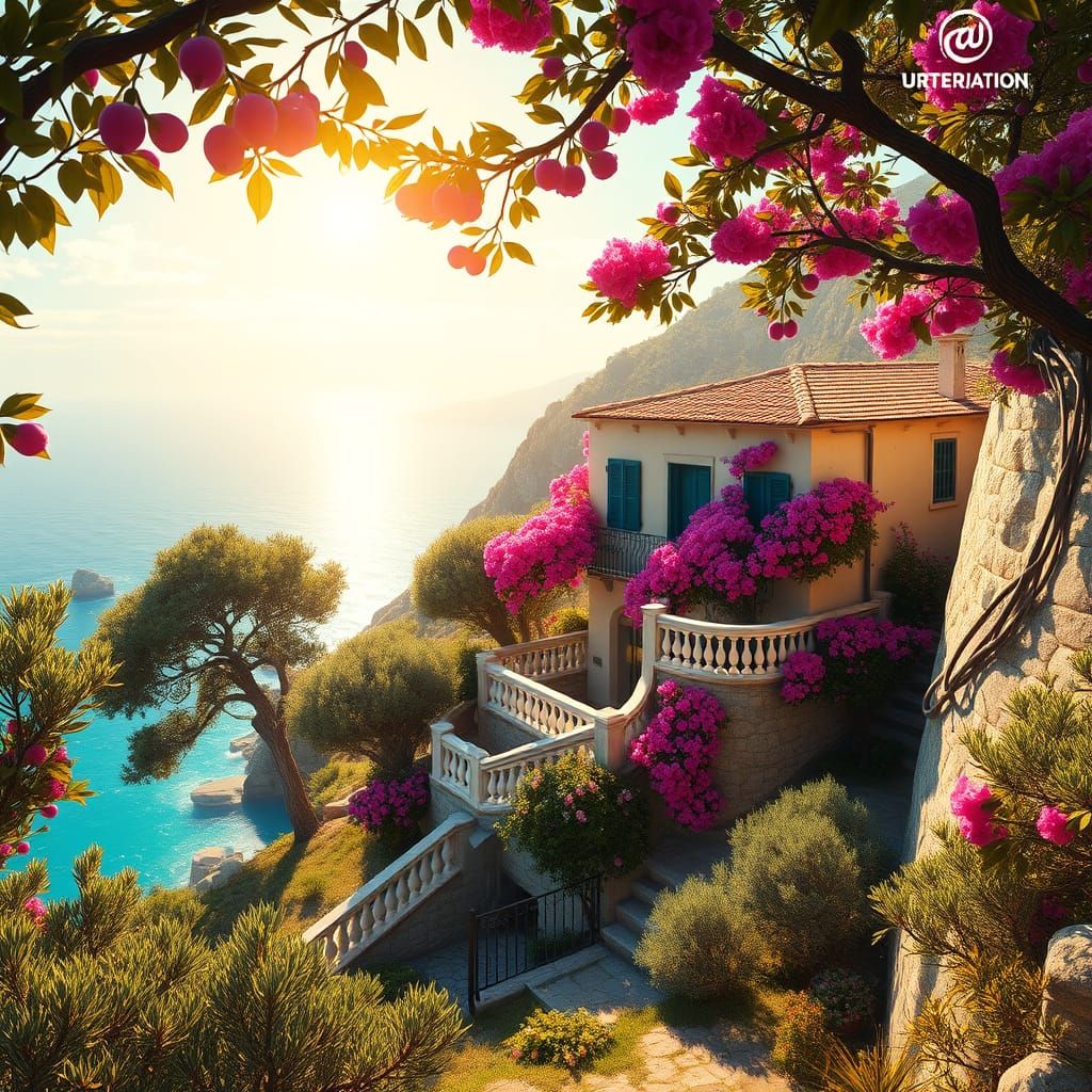 Mediterranean Villa: Detailed Matte Painting in Unreal Engin...