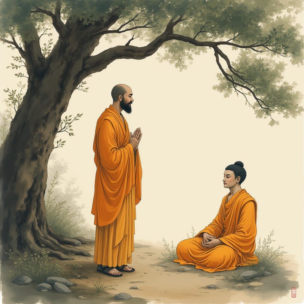 Venerable Subhuti Asks the Buddha a Question