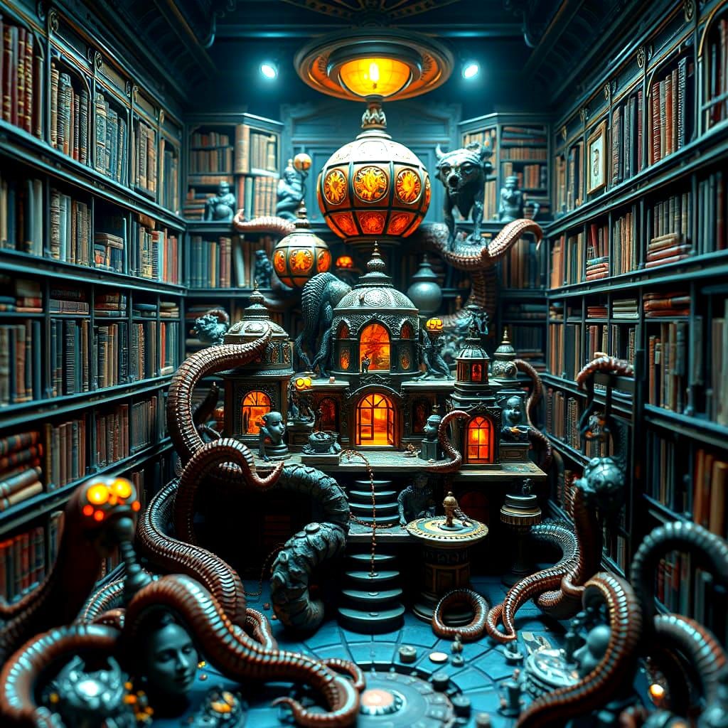 Miniature Worlds in Renaissance Style Library