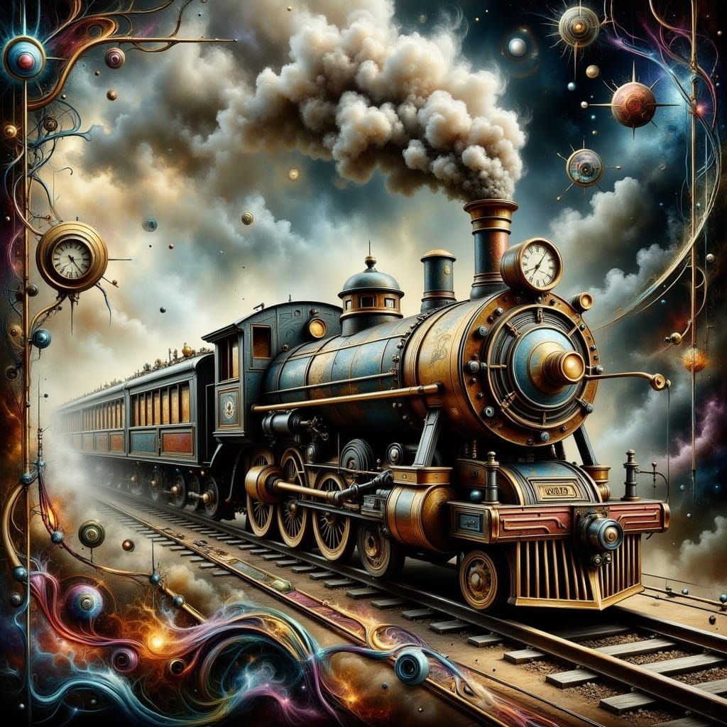 A Victorian Steam Train Through Time