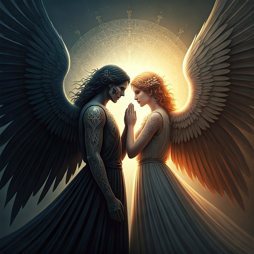 Angelic Interaction: Light, Life, Darkness, Death