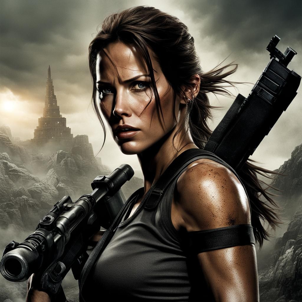 Lara Croft: Mature and Reflective Portrait