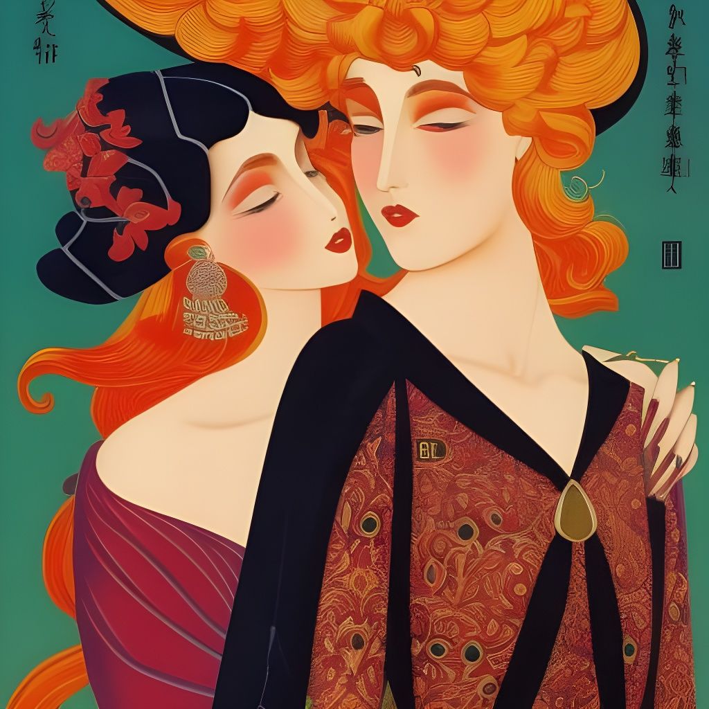 Art Deco Gay Romance Novel Cover