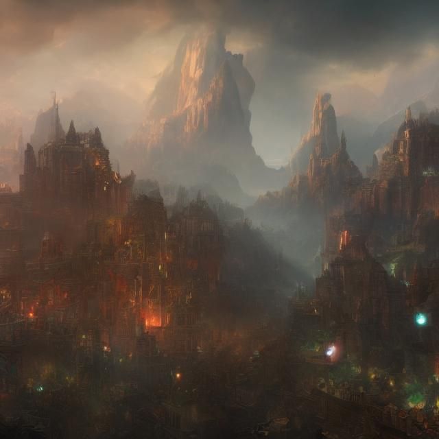 Fantastical Optical Illusion in Neon Colors