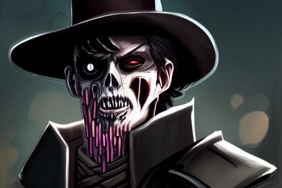 Sinister Undead Outlaw Gunslinger