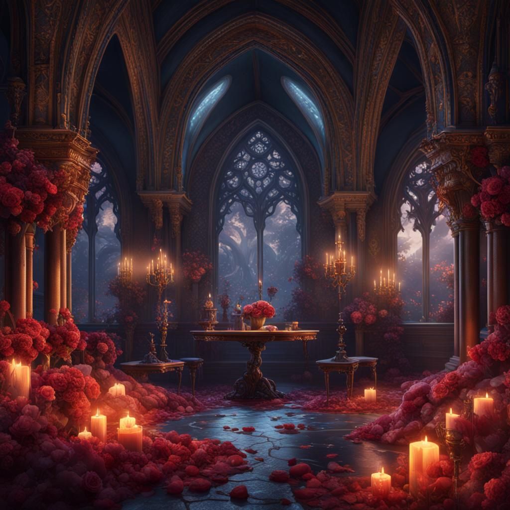 Fantastical True Love in Detailed Matte Painting