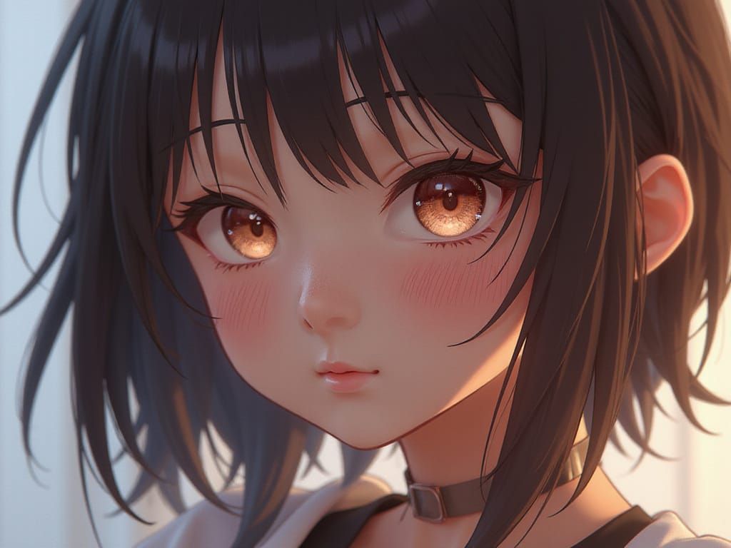 Modern anime girl...