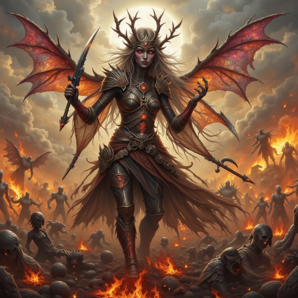 Chaos Pixie on Fiery Battlefield: Ethereal Dream