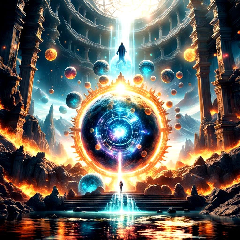 Universe: Five Elements of Life Journey in Digital Art