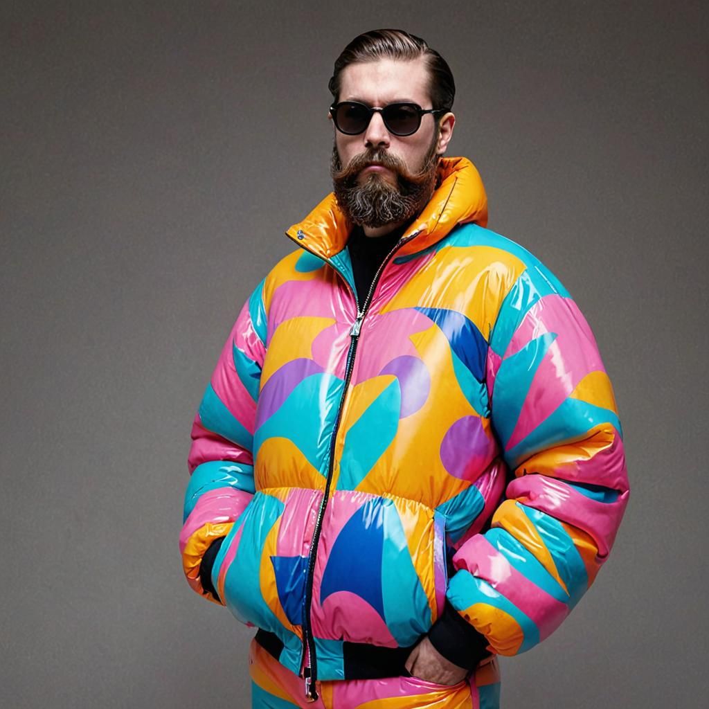 Avant-Garde Fashion: Inflated Style in Vibrant Colors