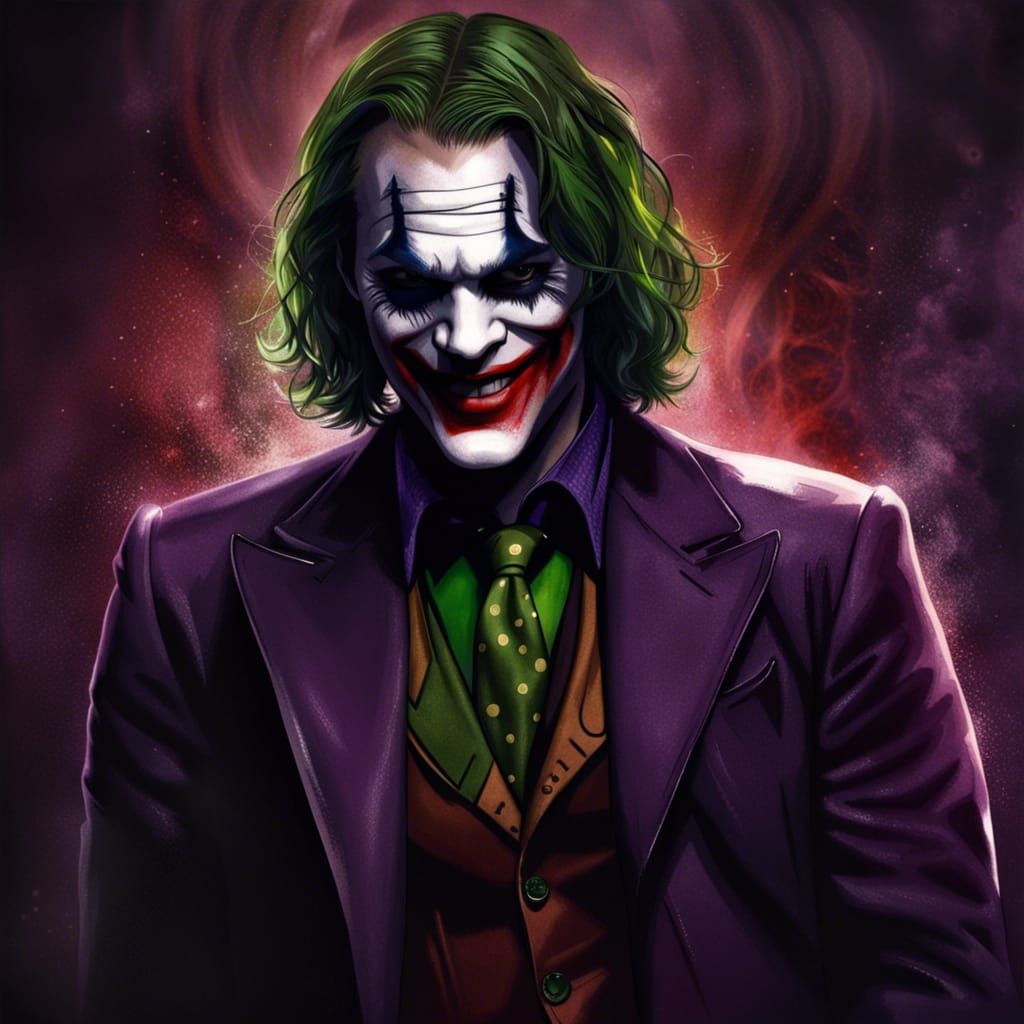 Joker Reimagined: A Dark Digital Portrait