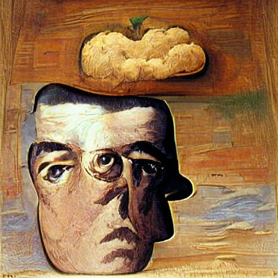 Surreal Self-Portrait Obscured by Everyday Objects