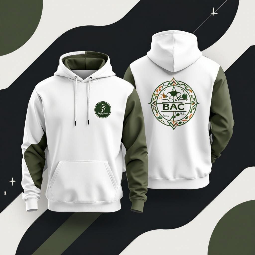 Tunisian BAC Technique Hoodie Design