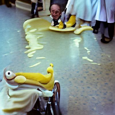 Custard Eel Man Visits Royal Hospital, London 1959
