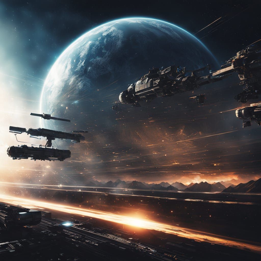 Cosmic Dawn: International Space Station Soars Above the Ear...