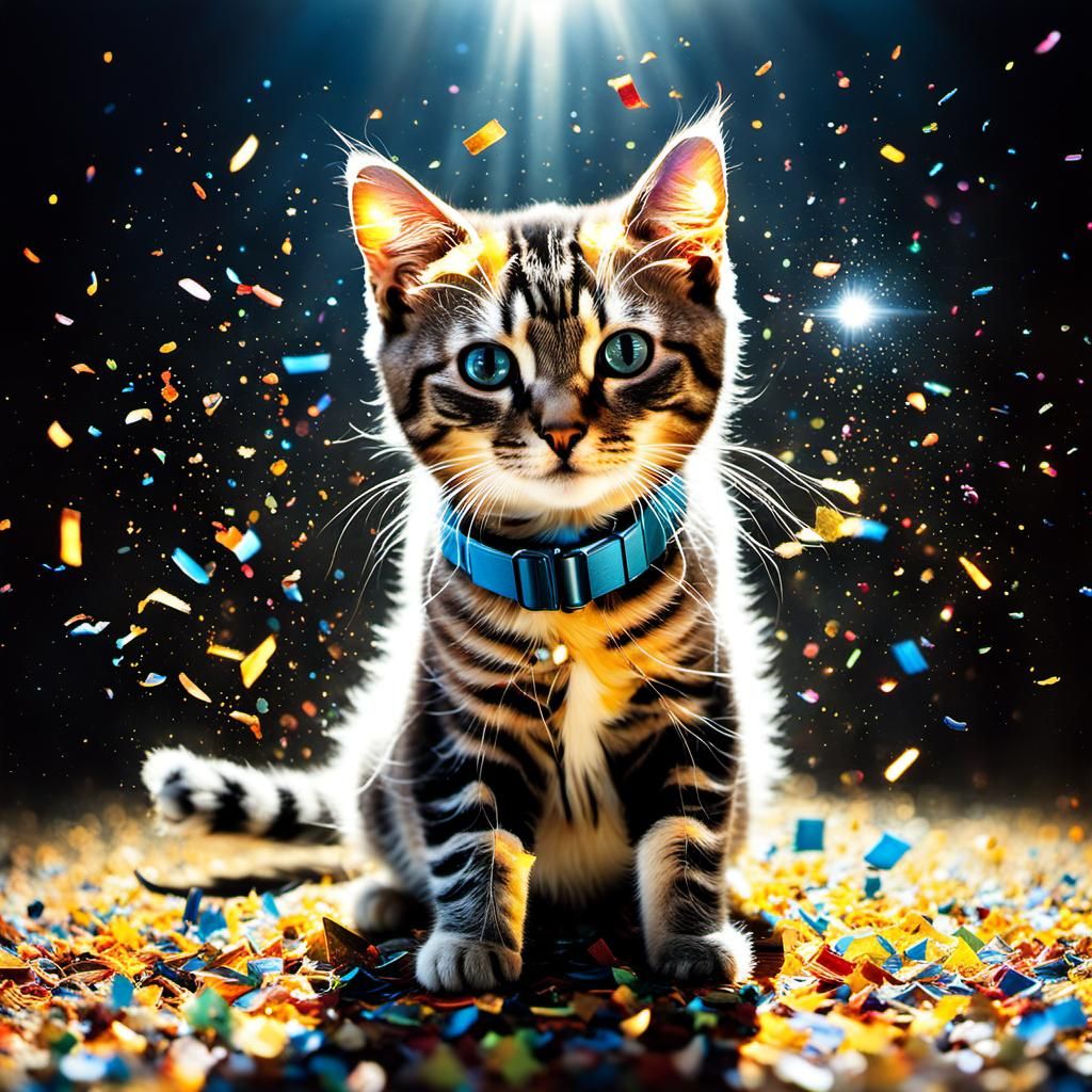 Breakdancing Kitten: A Dark Fantasy Microportrait