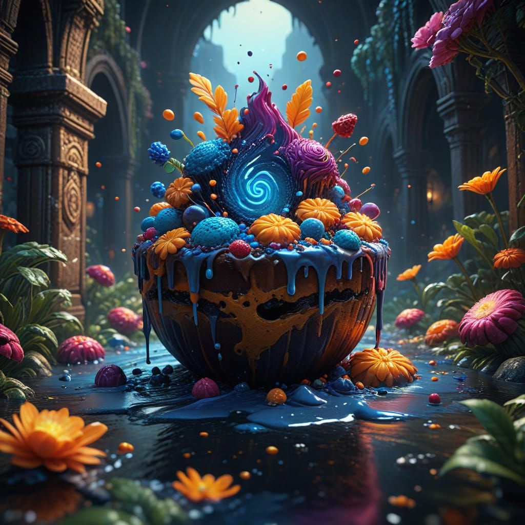 Fantastical Matte Painting for National No Sugar Day