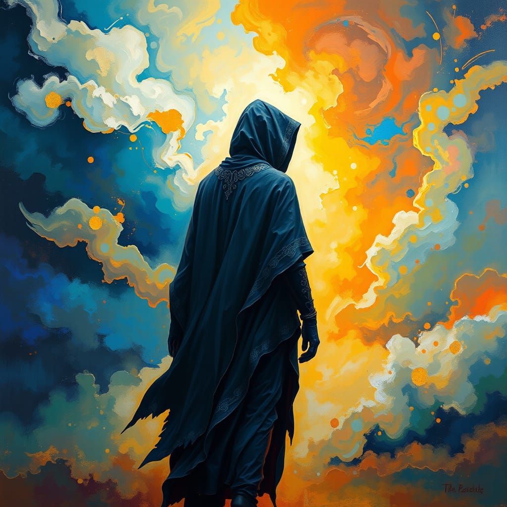 Enigmatic Figure Steps into a Dreamlike Realm