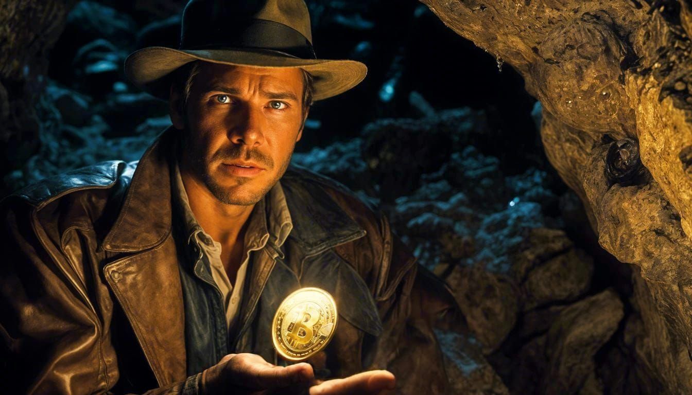 Explorer Finds Giant Bitcoin in Dark Cave