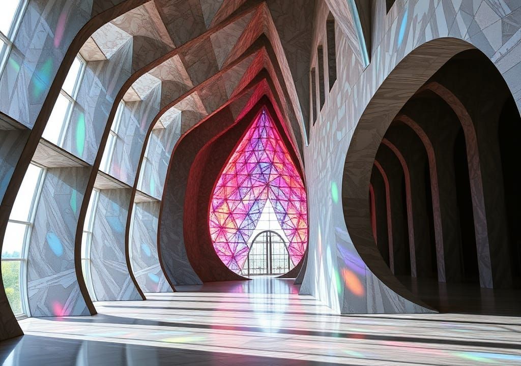 Chromatic Topology: Stunning Architectural Resonance