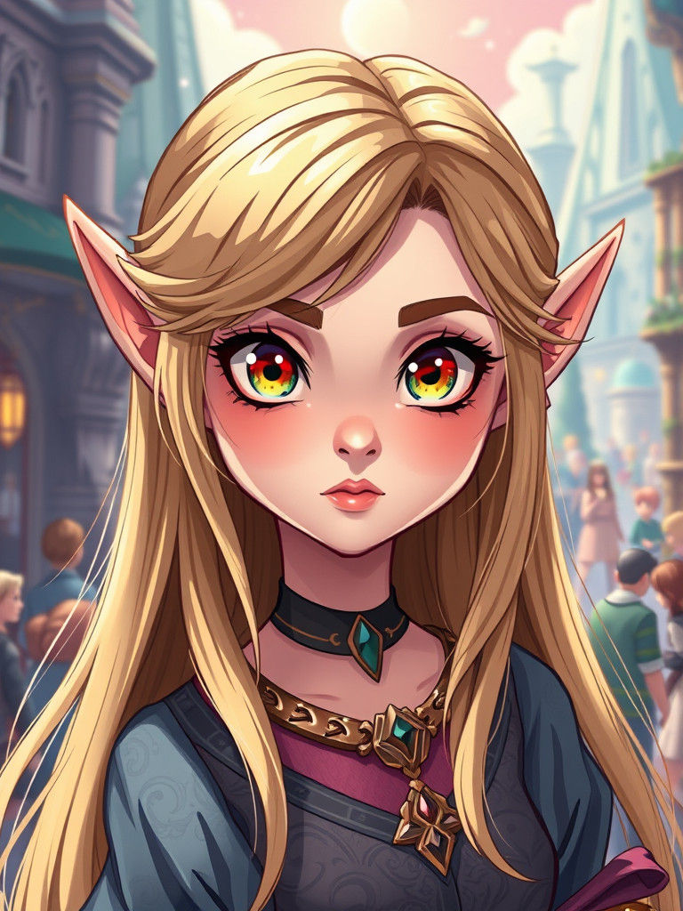 Whimsical Cartoon Characters with Expressive Eyes