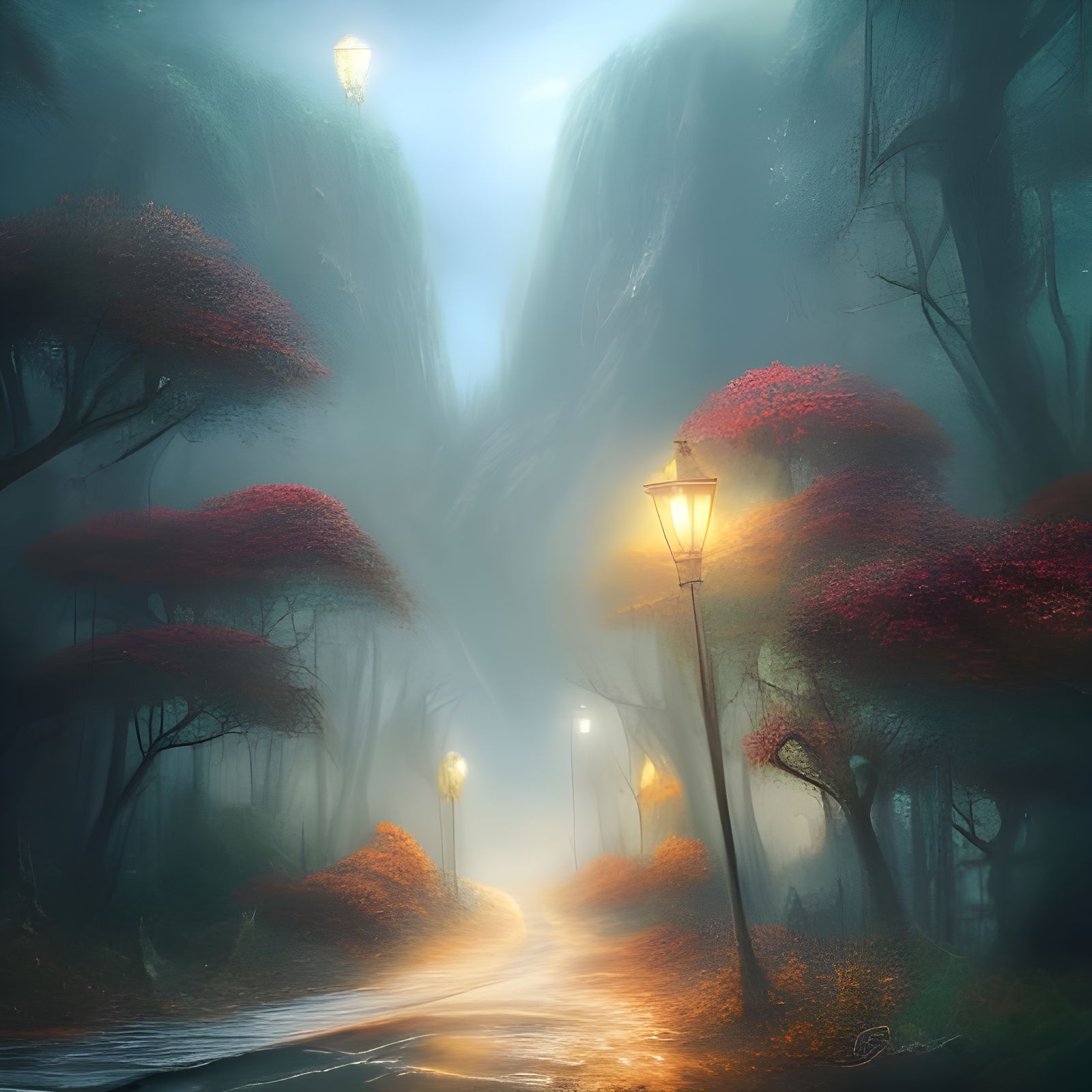 Fantastical Journey Down a Winding Road