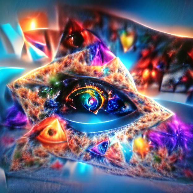 All-Seeing Eye of the Universe in 3D