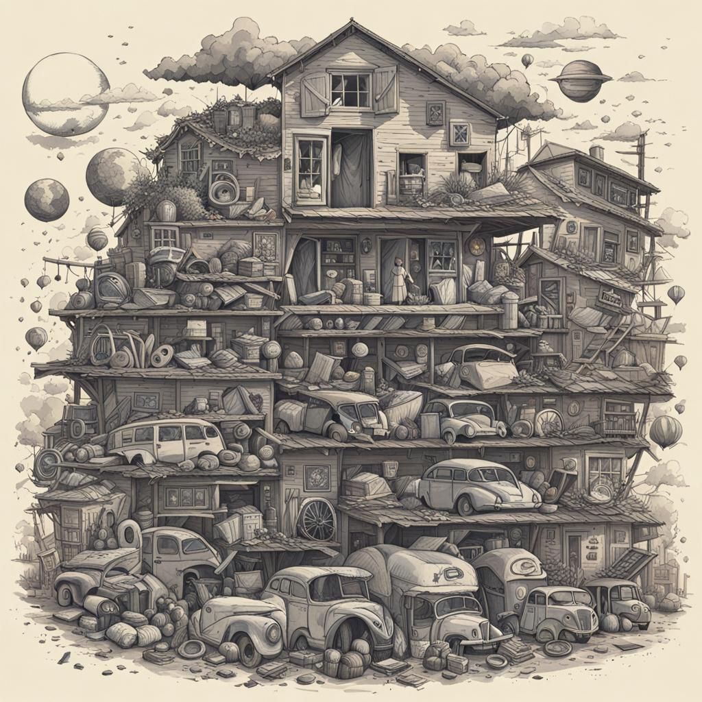 Everything and Nothing: An AI Interpretation