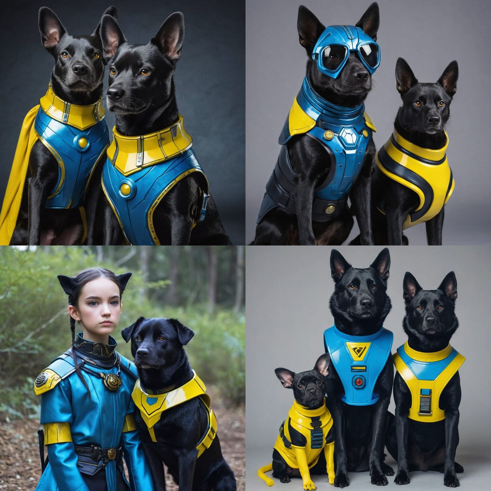 Girl's Pendant and Boy's Sci-Fi Outfit