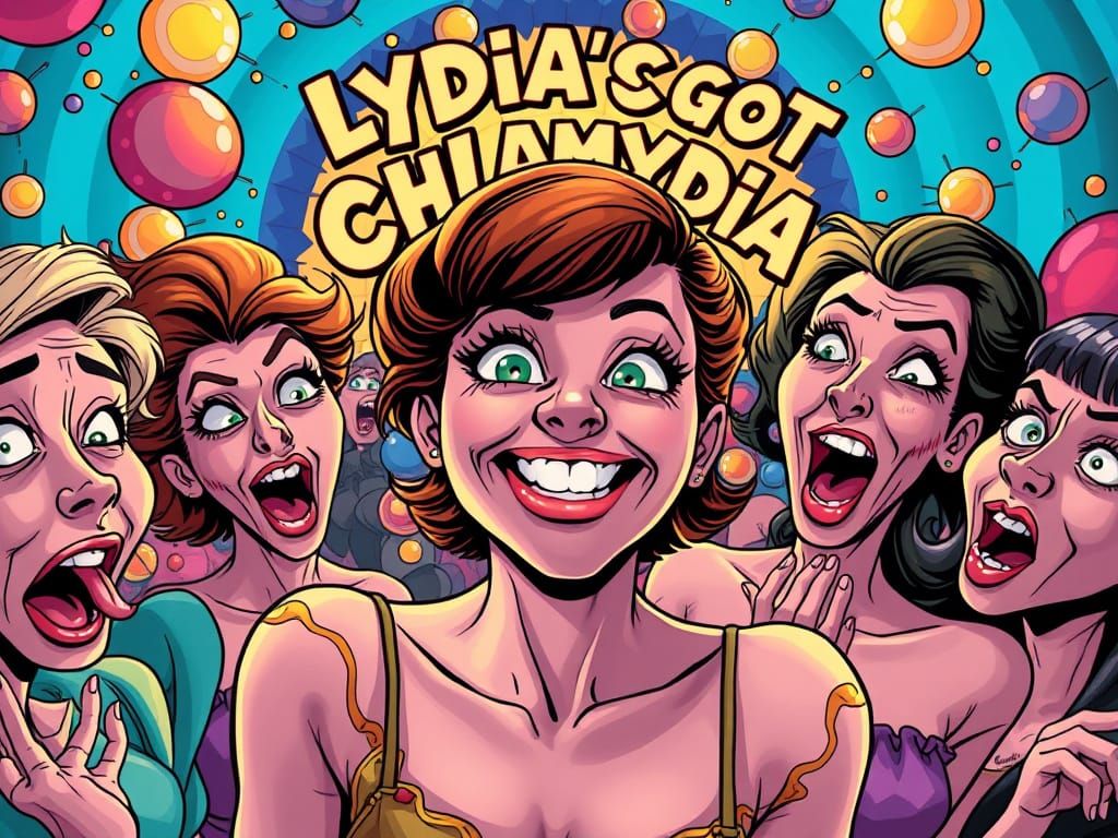 Vibrant Surrealist Cartoon in John Kricfalusi's Style