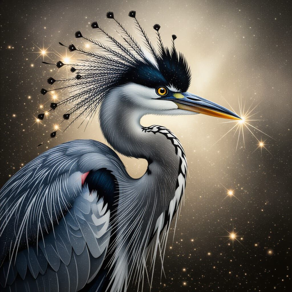 Heron bird