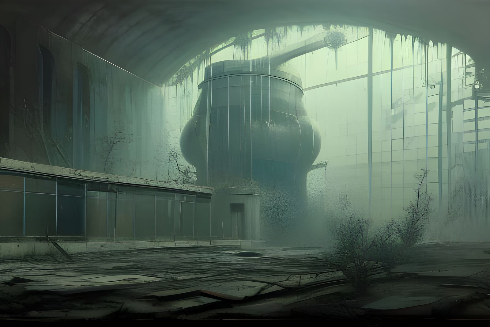 Abandoned Nuclear Reactor Reclaimed by Nature