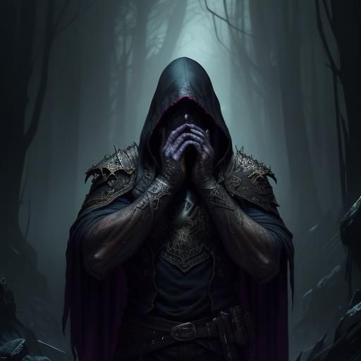 Boy in Fear: Dark Fantasy Concept Art