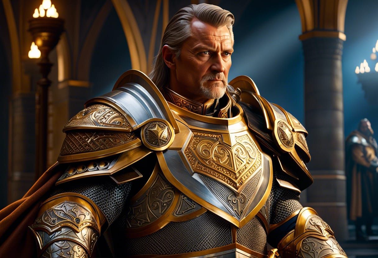 Human paladin Uther the Lightbringer