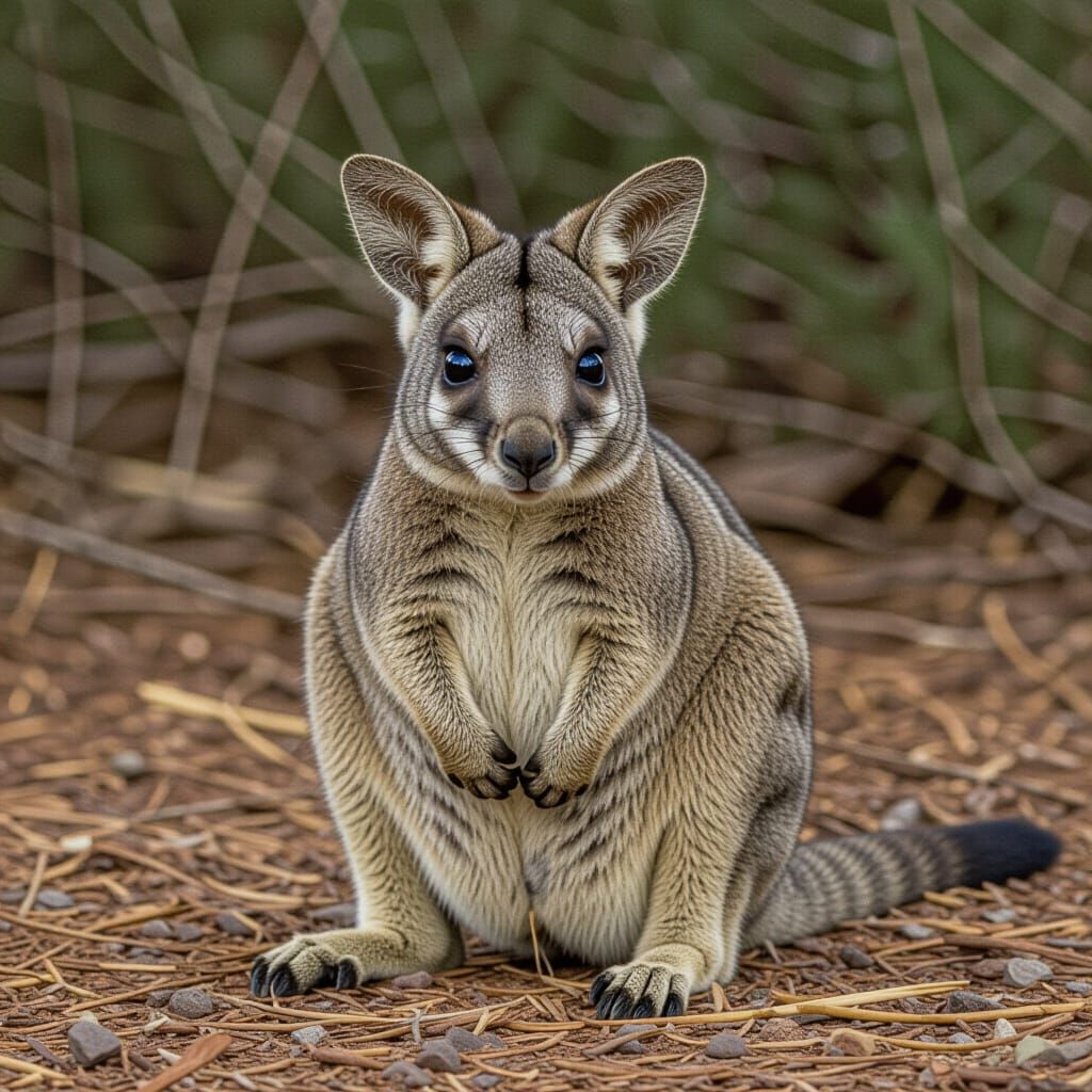 Nabarlek: A species of rock-wallaby native to Australia.
