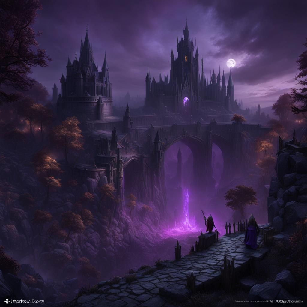 Bridgekeeper of Helheim: Dark Fantasy Concept Art