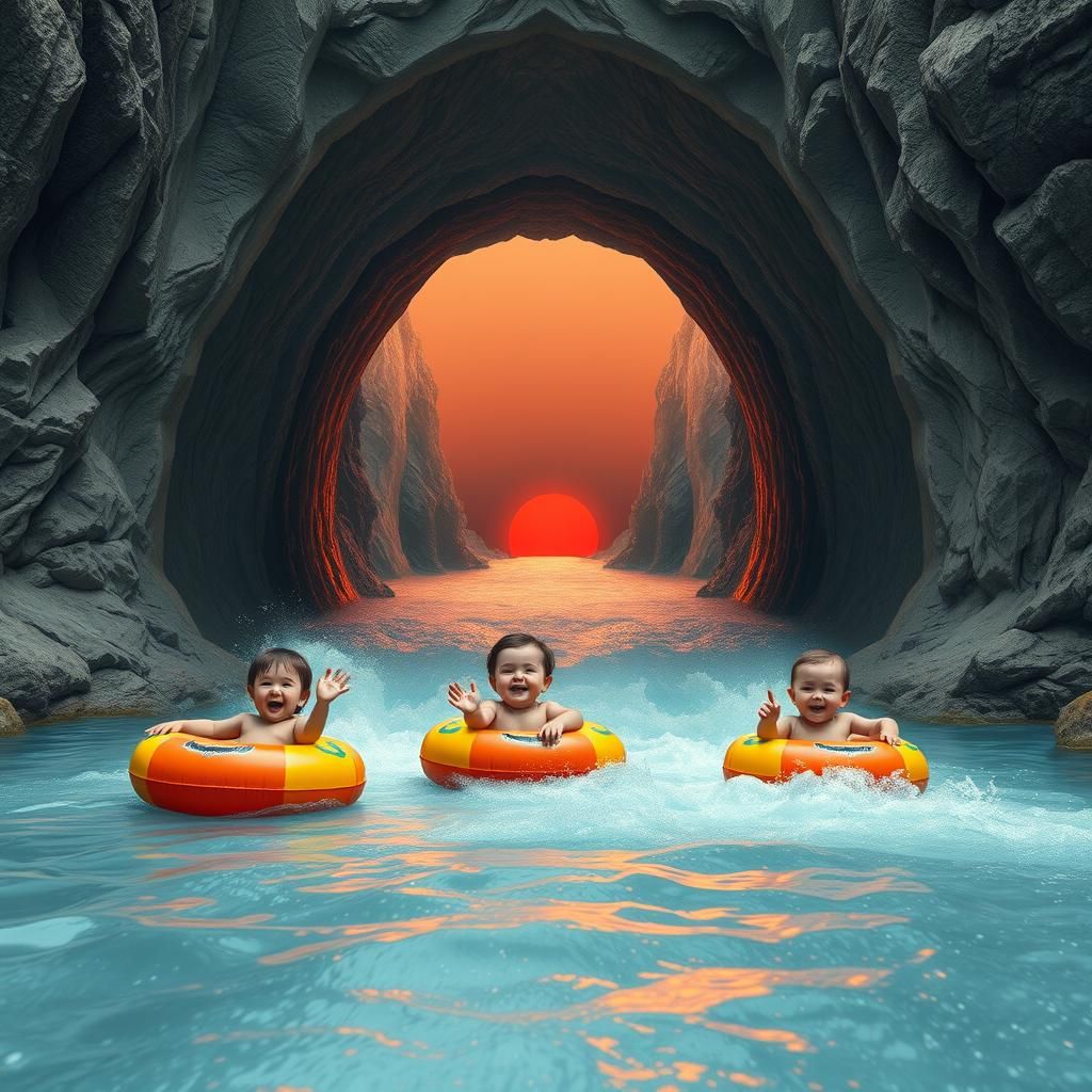 Gargantuan Mouth Springing Forth as Hyperrealistic Vision