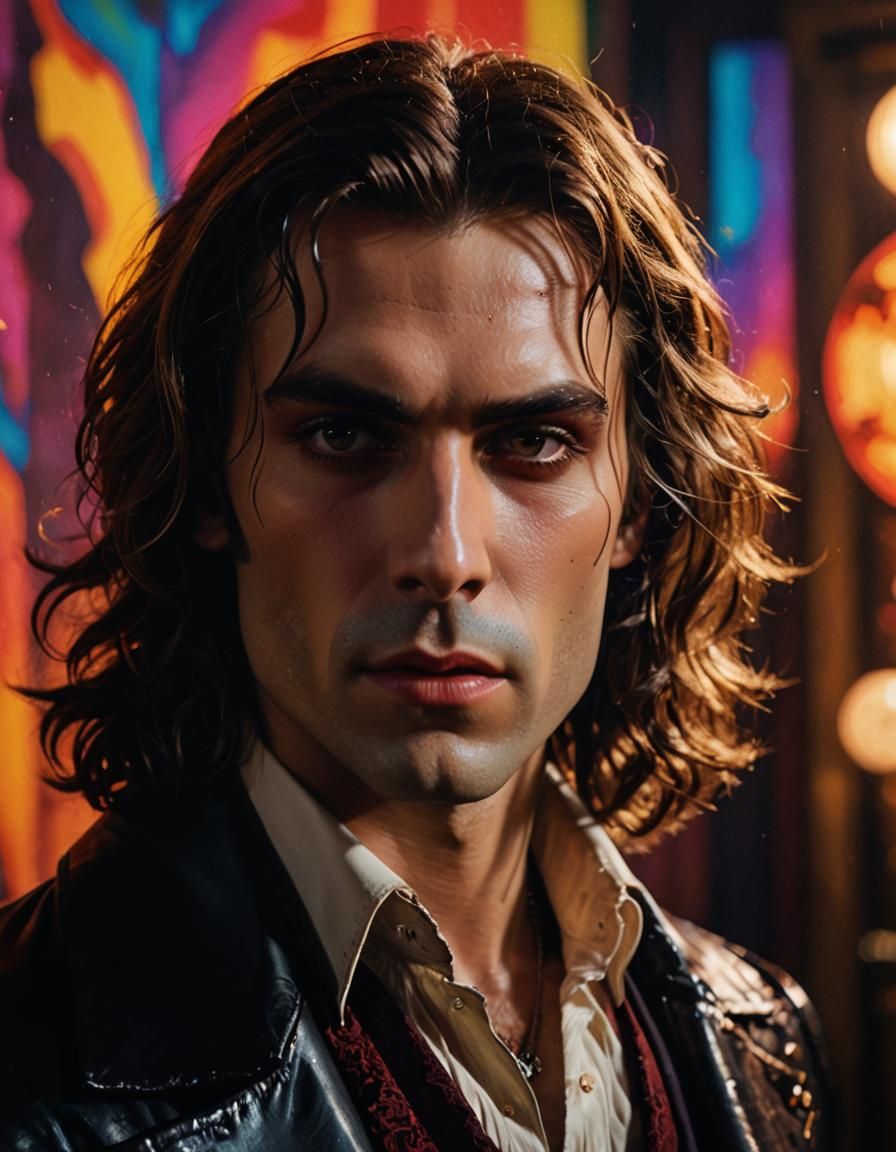 Lestat the Vampire in Paris: Hyper-Realistic Portrait