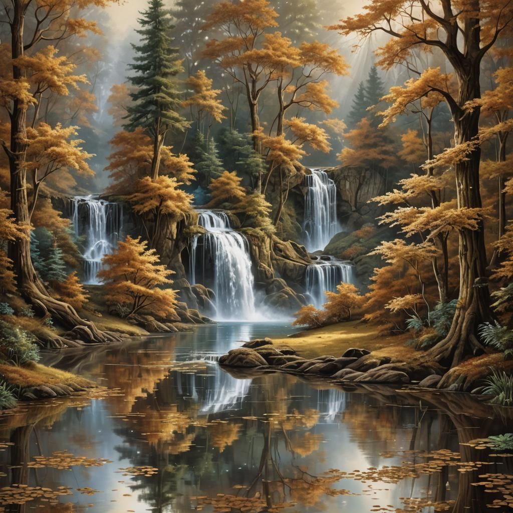 Enchanted Forest: Airbrushed Fantasy Landscape