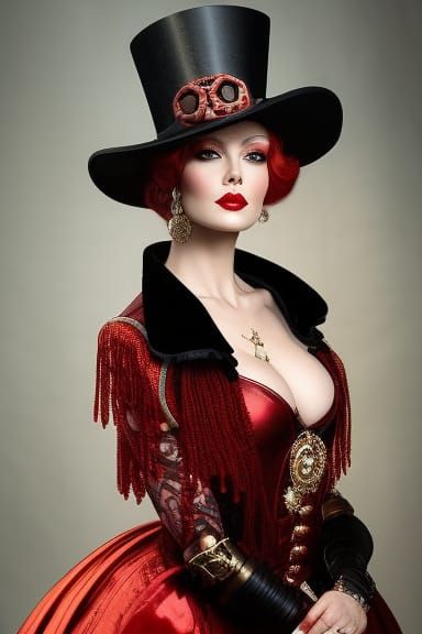 Steampunk Red