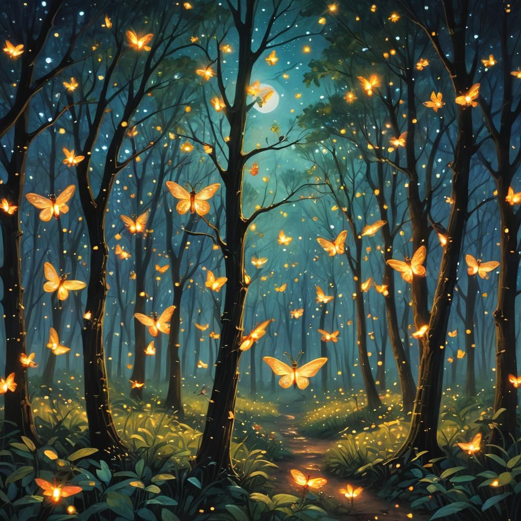 Sparkle's Enchanted Forest Adventure: AI-Generated Image