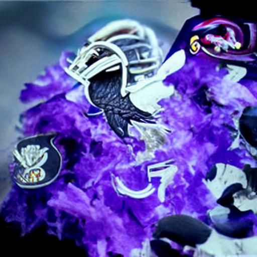 Baltimore Ravens Logo in Purple
