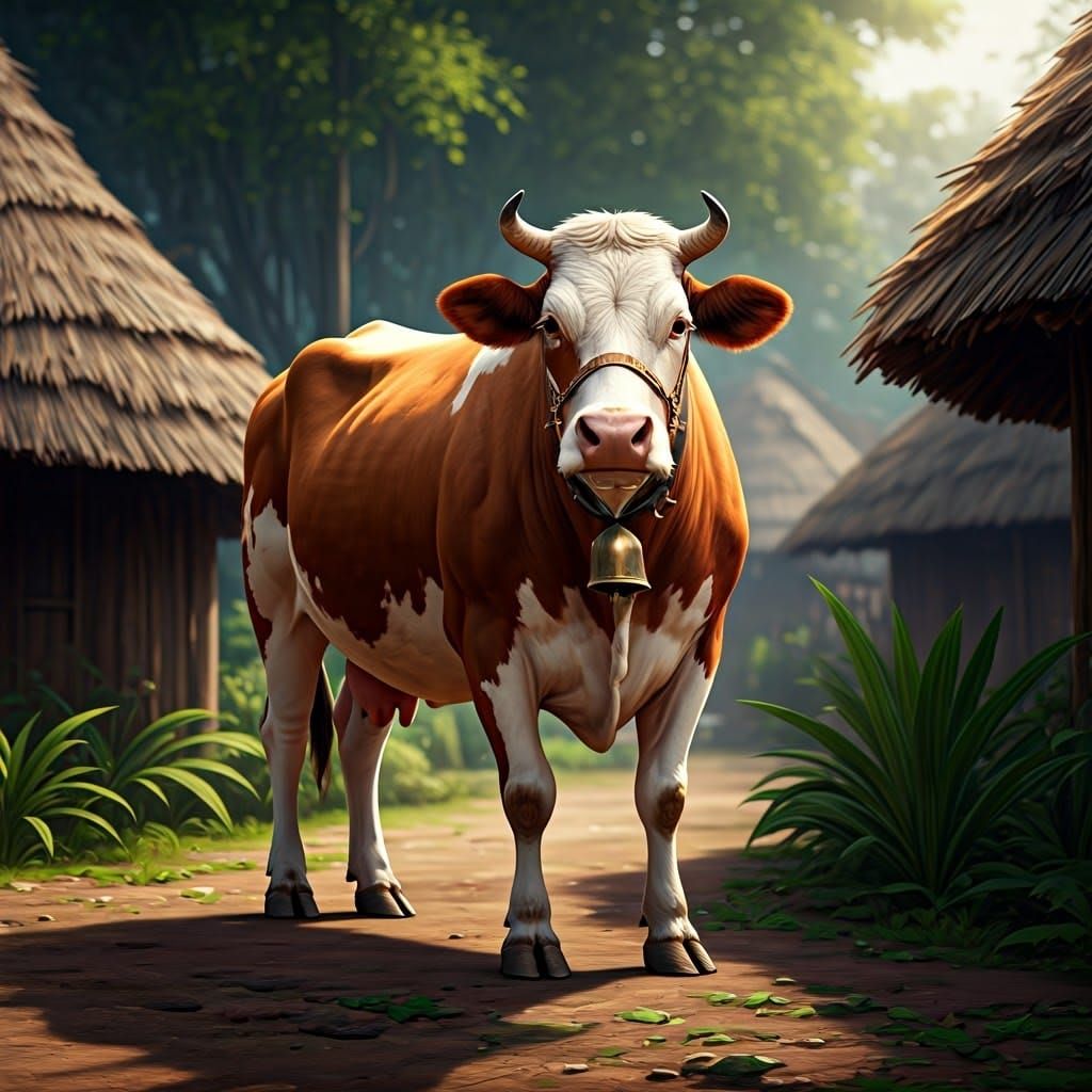 Rural Village Idyll in Stunning 3D Animation