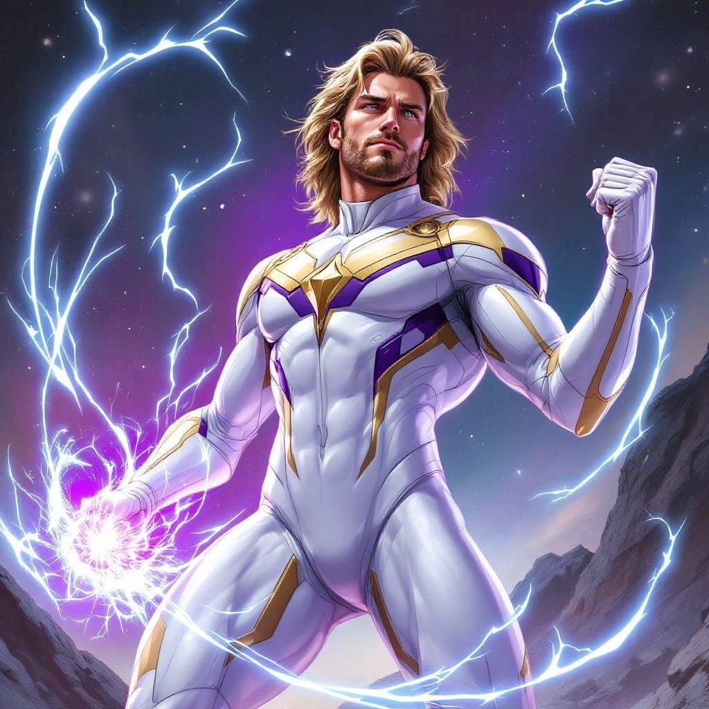 Superhero with Gravity Powers in a Dynamic, Realistic Comic ...