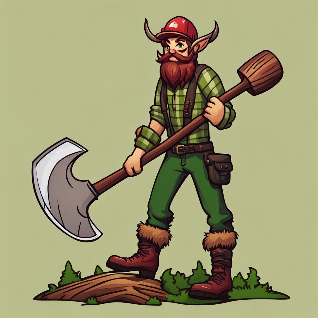Dryad Lumberjack: A Fusion of Nature and Industry