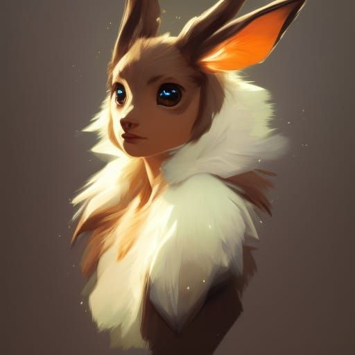 Hyperdetailed Eevee Portrait in Unreal Engine 5