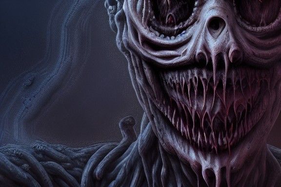 Eldritch Spider Horror with Strange Markings