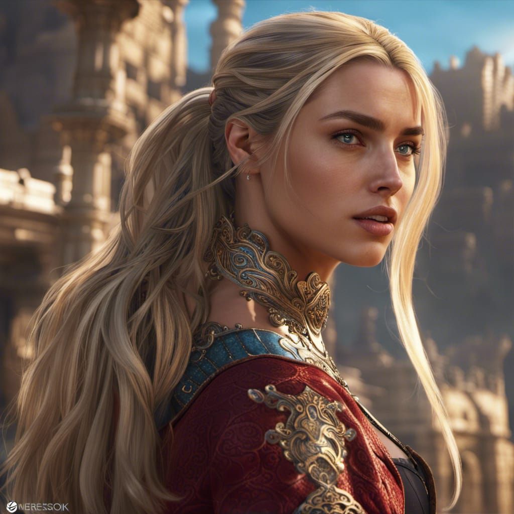 Fantasy Art: Ana De Armas as Young Mage Queen