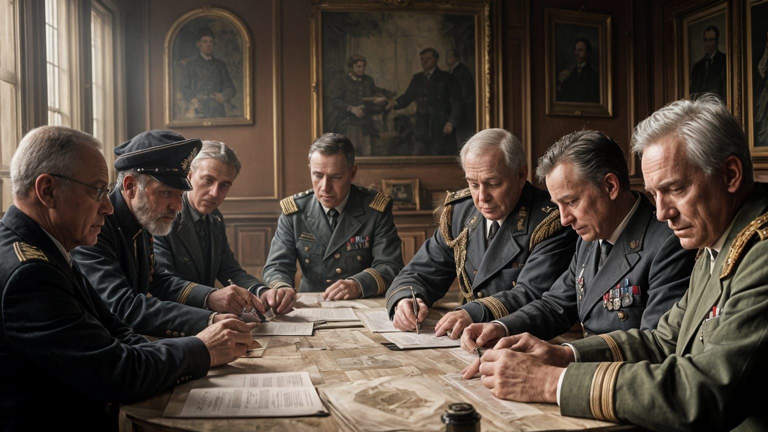 1918 Armistice Signing in Foch's Railway Carriage