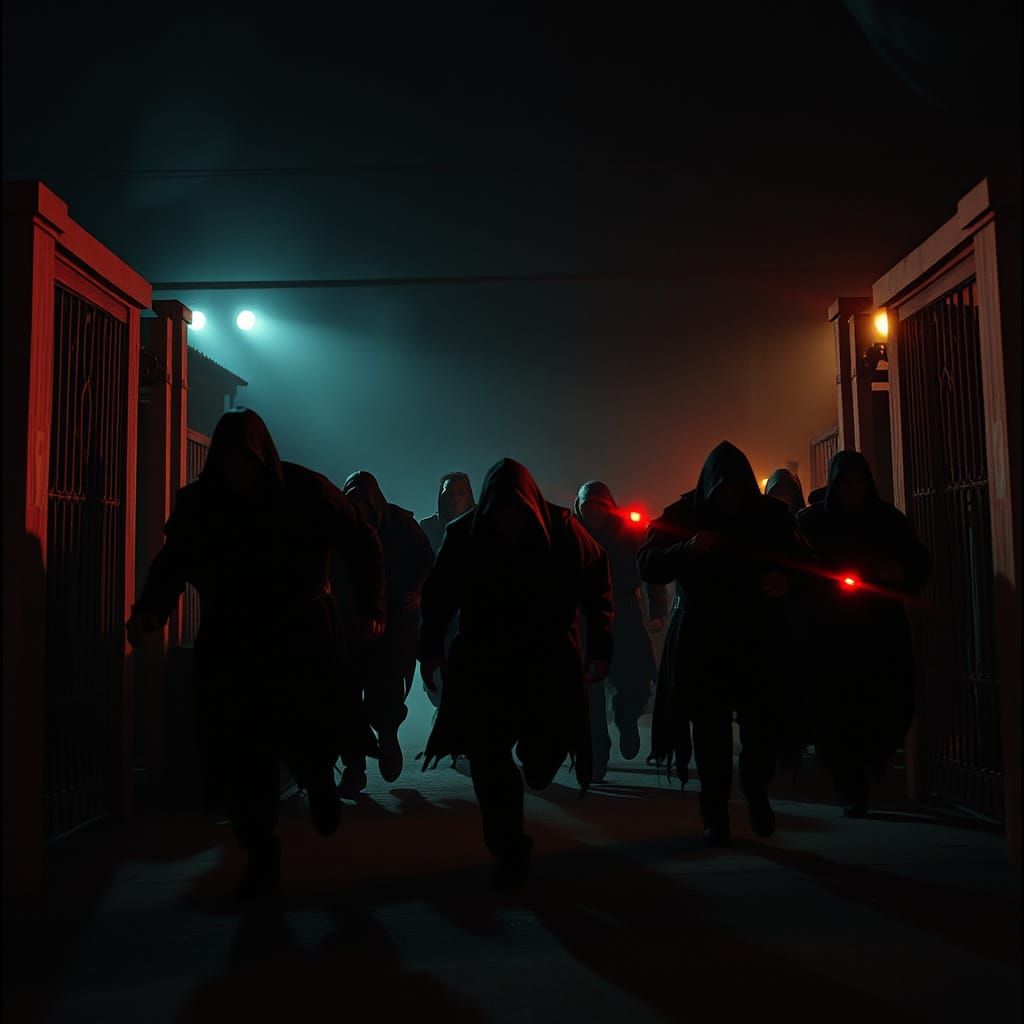 Shadow Beasts Storm Phoenix Heights in Cinematic Dark Fantas...